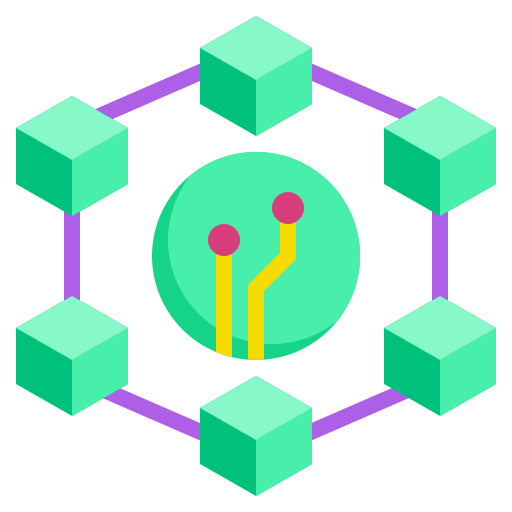 blockchain Generic Flat Ícone