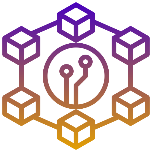 Blockchain Generic Gradient icon