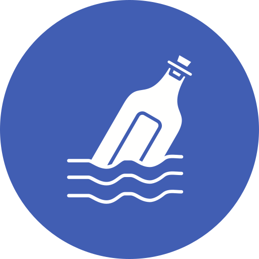 Message in a bottle Generic Mixed icon