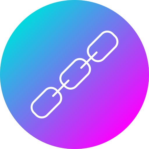 cadena Generic Flat Gradient icono