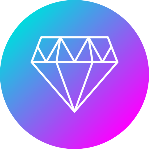 diamant Generic Flat Gradient icoon