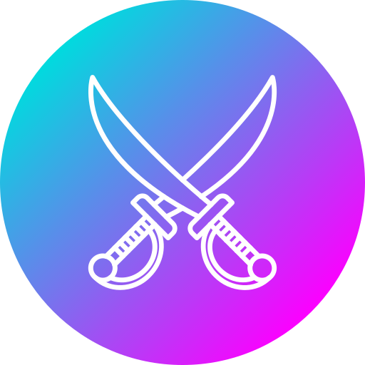 cuchillo Generic Flat Gradient icono