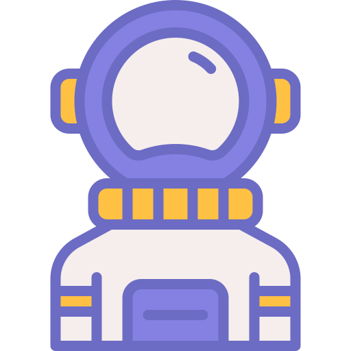 astronauta Generic Outline Color icona