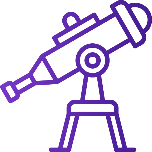 望遠鏡 Generic Gradient icon