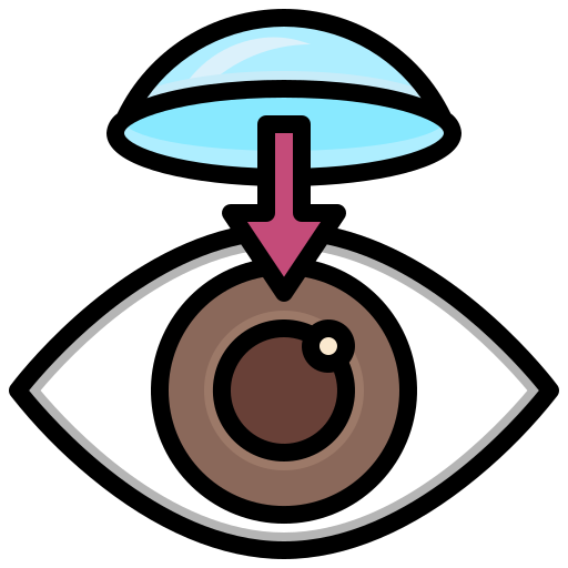Глаз Generic Outline Color иконка