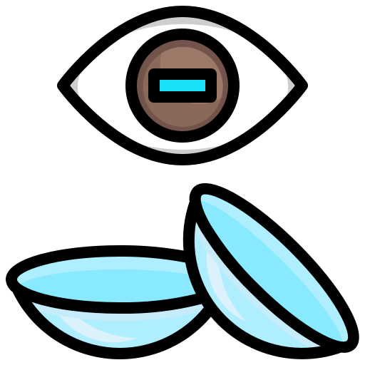 kurzsichtigkeit Generic Outline Color icon