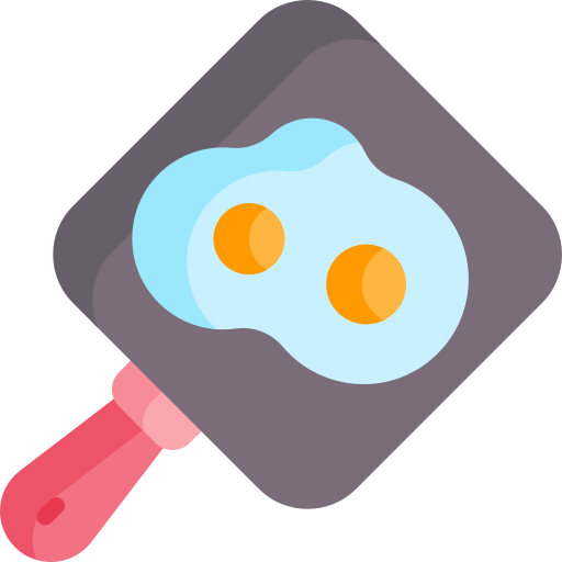 gebakken eieren Special Flat icoon
