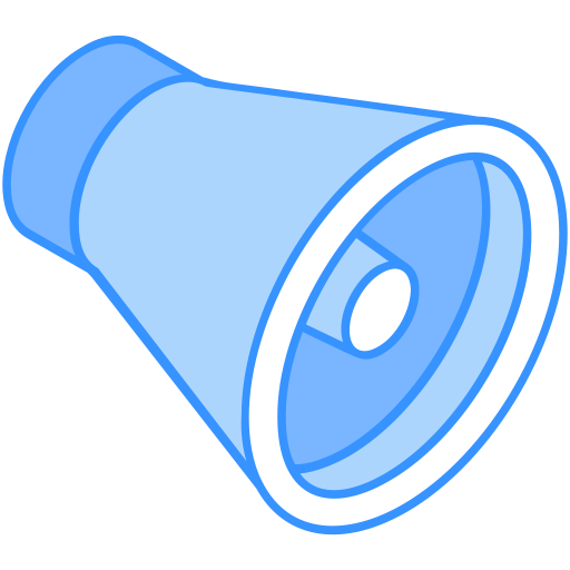 Loudspeaker Generic Blue icon