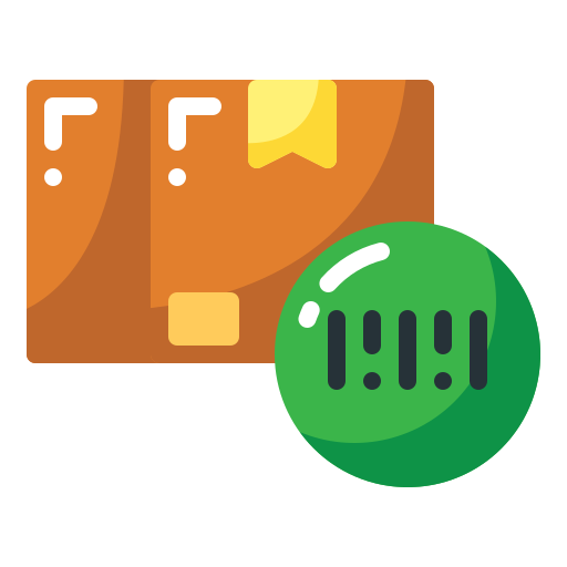 streepjescode Generic Flat icoon