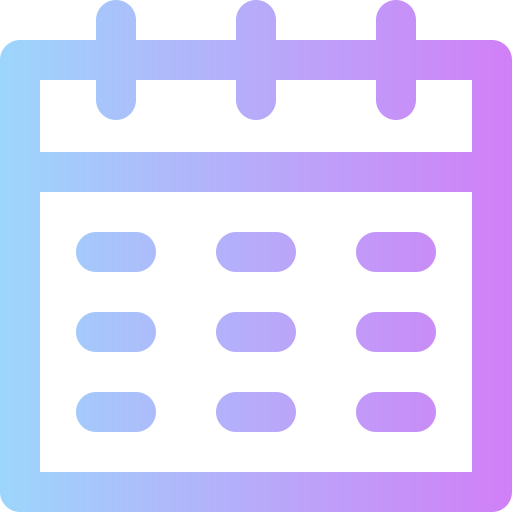 kalender Super Basic Rounded Gradient icon