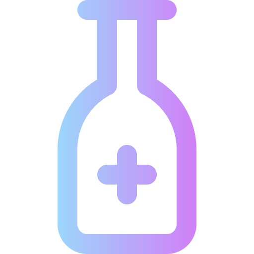 Bottle Super Basic Rounded Gradient icon