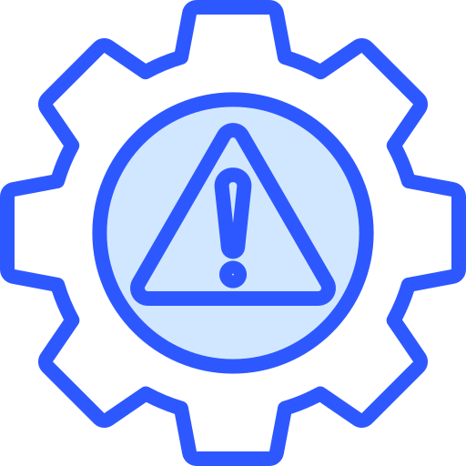 Crisis management Generic Blue icon