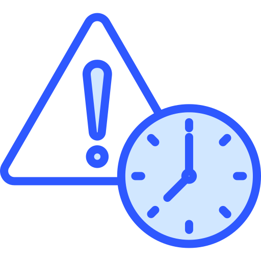 Time management Generic Blue icon