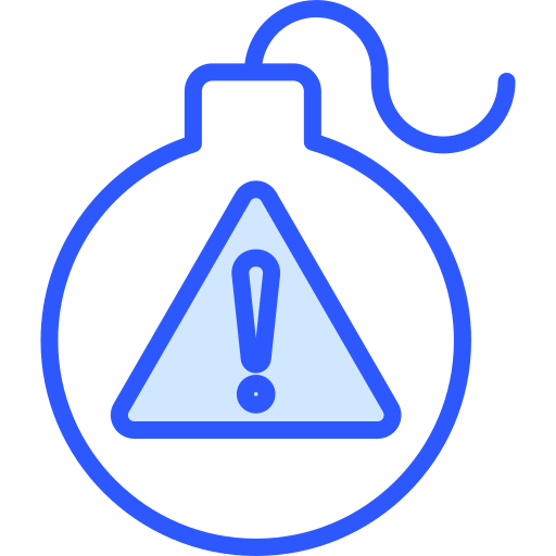 Risk management Generic Blue icon