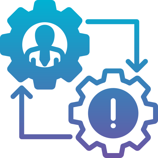 Operational risk Generic Flat Gradient icon