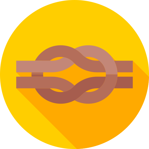 Knot Flat Circular Flat icon