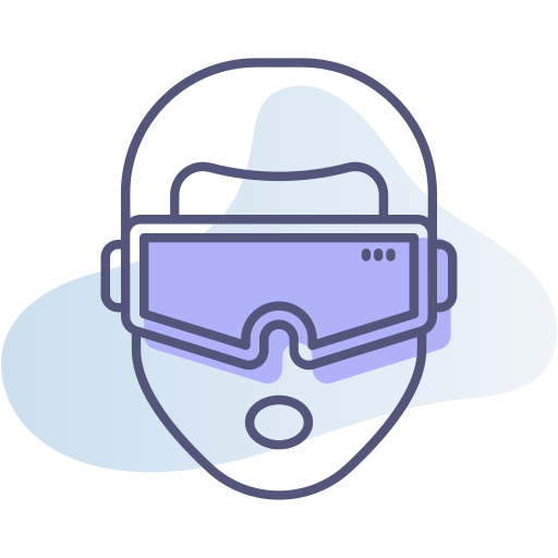 Virtual reality Generic Rounded Shapes icon