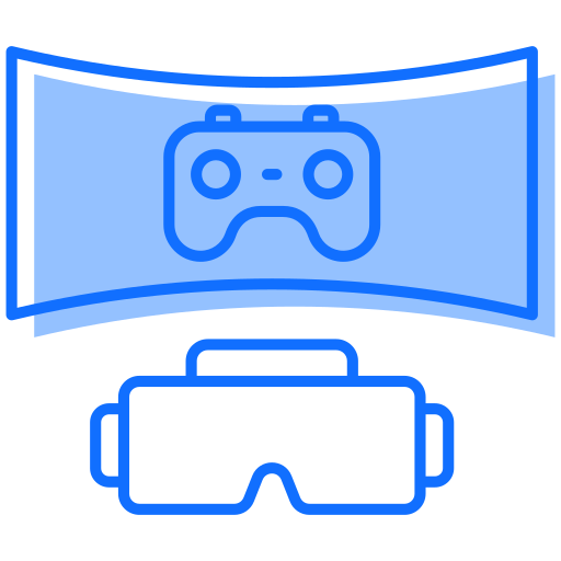 vr-gaming Generic Blue icoon