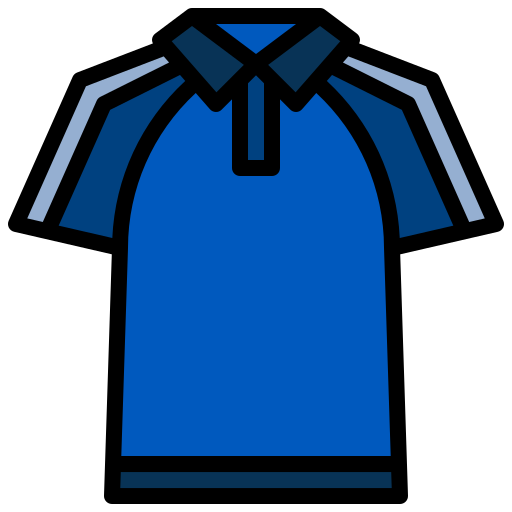 Polo shirt Generic Outline Color icon