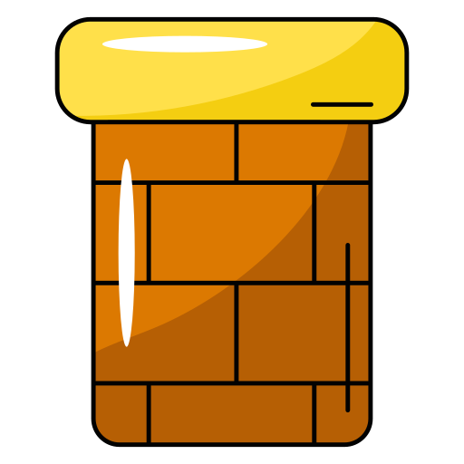 Chimney Generic Thin Outline Color icon