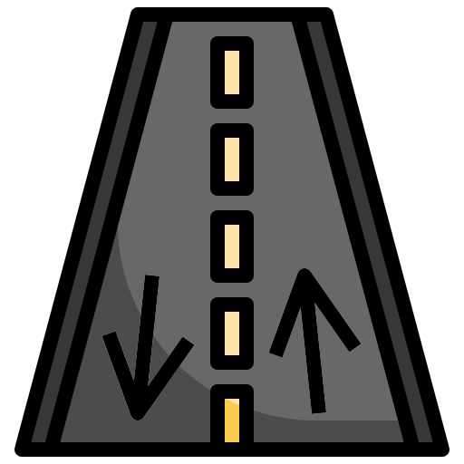 route Generic Outline Color Icône