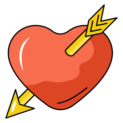 Cupid Generic Thin Outline Color icon