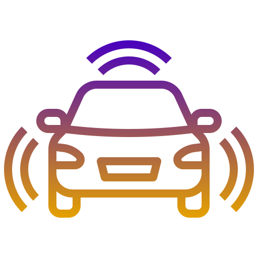 Autonomous car Generic Gradient icon