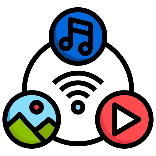 meios de comunicação Generic Outline Color Ícone