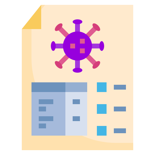 certificaat Generic Flat icoon