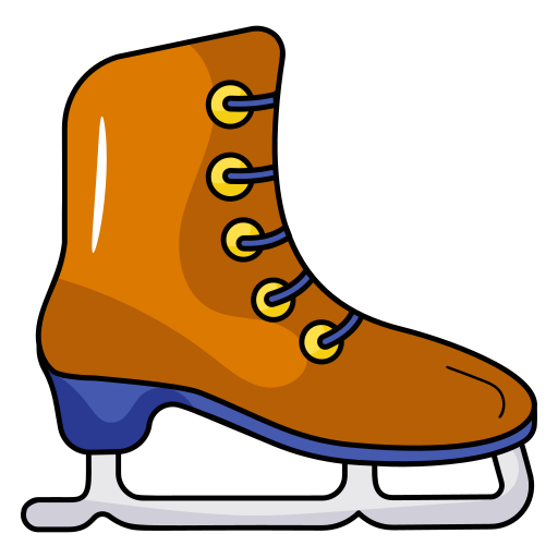Ice skate Generic Thin Outline Color icon