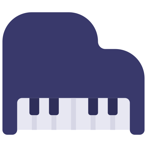 ピアノ Juicy Fish Flat icon