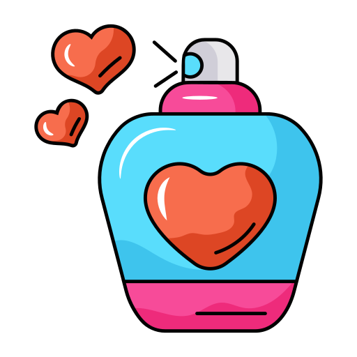 Perfume Generic Thin Outline Color icon
