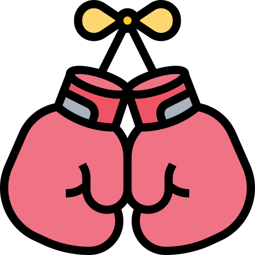 guantes de boxeo Meticulous Lineal Color icono