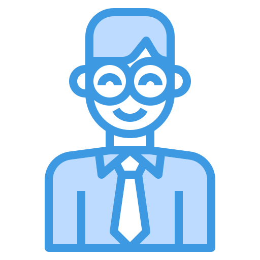 zakenman itim2101 Blue icoon