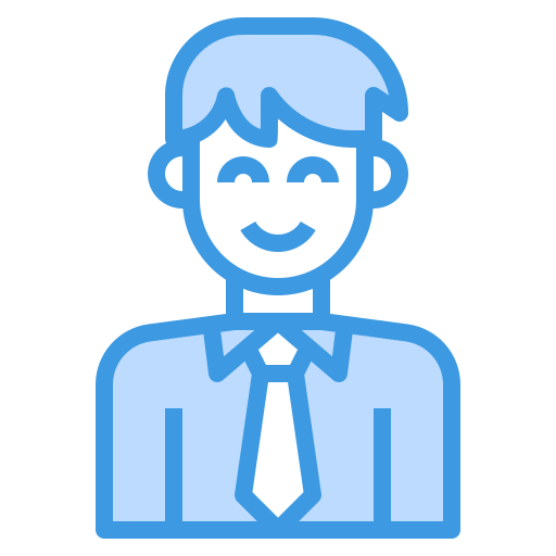 uomo d'affari itim2101 Blue icona