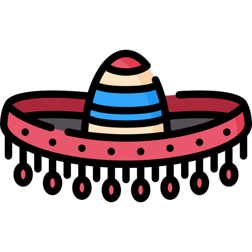 sombrero Special Lineal color icon