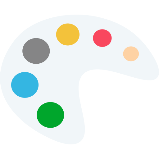 カラーパレット Generic Flat icon