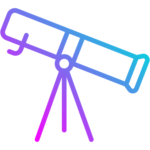 望遠鏡 Generic Gradient icon