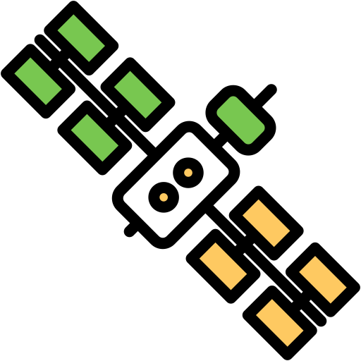 위성 Generic Outline Color icon