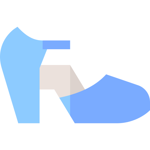 High heels Basic Straight Flat icon