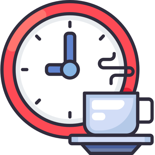 Coffee breaks Generic Outline Color icon