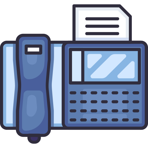 Fax Generic Outline Color icon