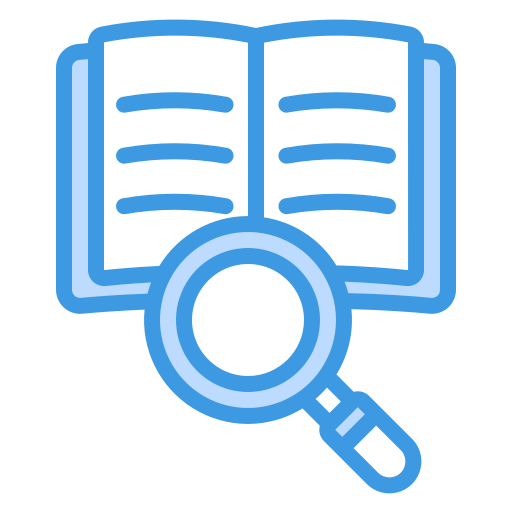 Literature review Generic Blue icon