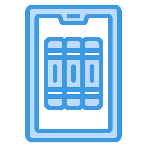 Digital library Generic Blue icon
