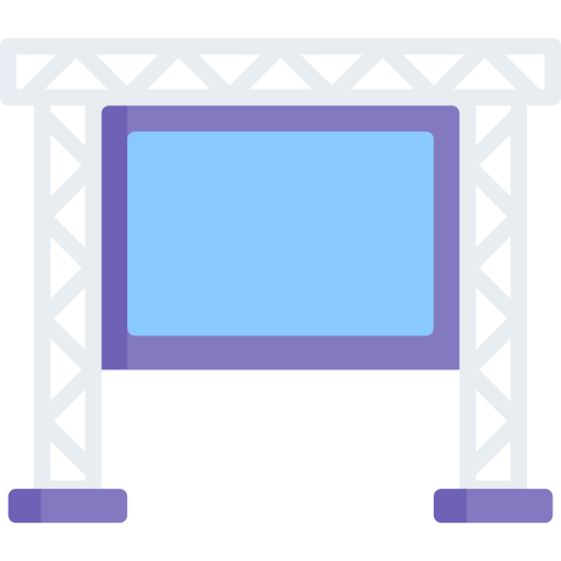 Big screen Special Flat icon
