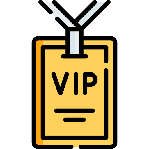 Vip pass Special Lineal color icon