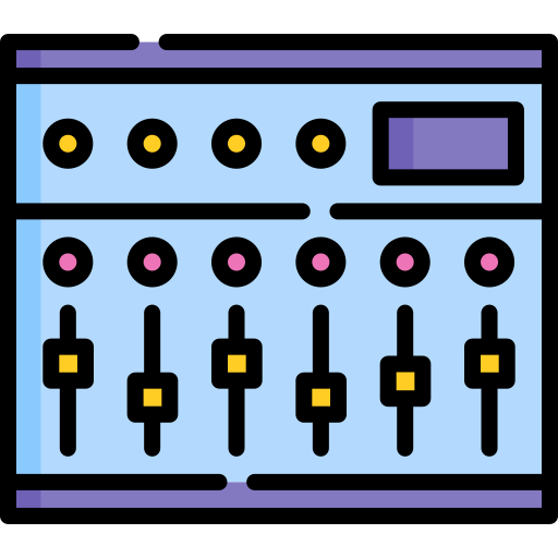 mixador de som Special Lineal color Ícone