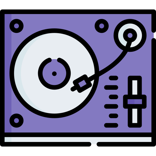 Turntable Special Lineal color icon