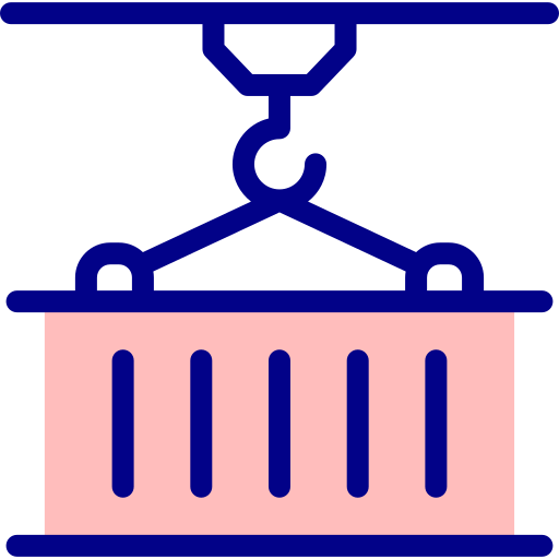 容器 Detailed Mixed Lineal color icon