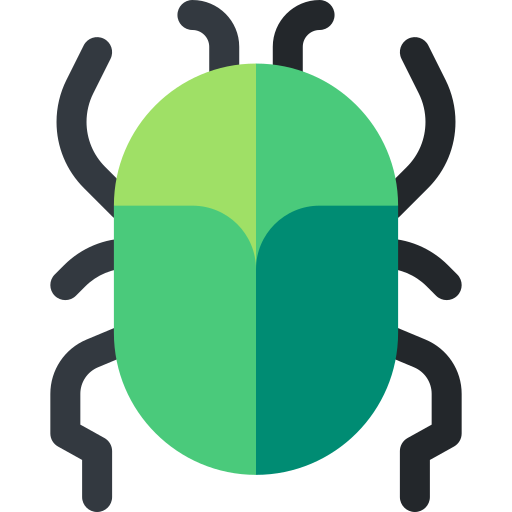 Beetle Basic Rounded Flat icon
